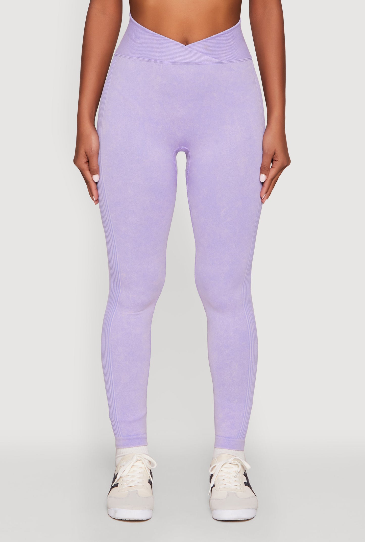 Seamless Mineral Wash Ruched High Waisted Leggings