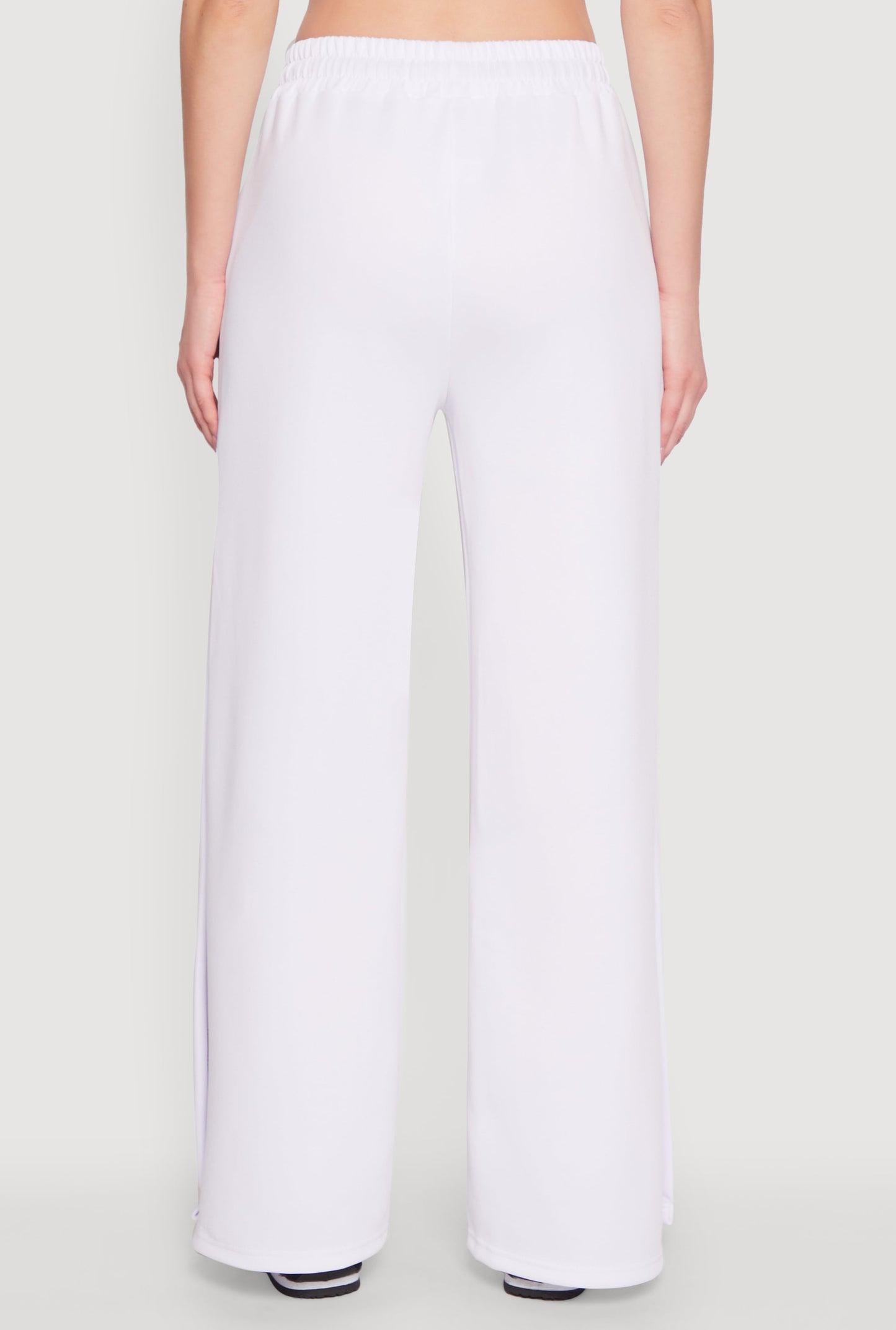 Varsity Stripe Split Wide Leg Track Pants