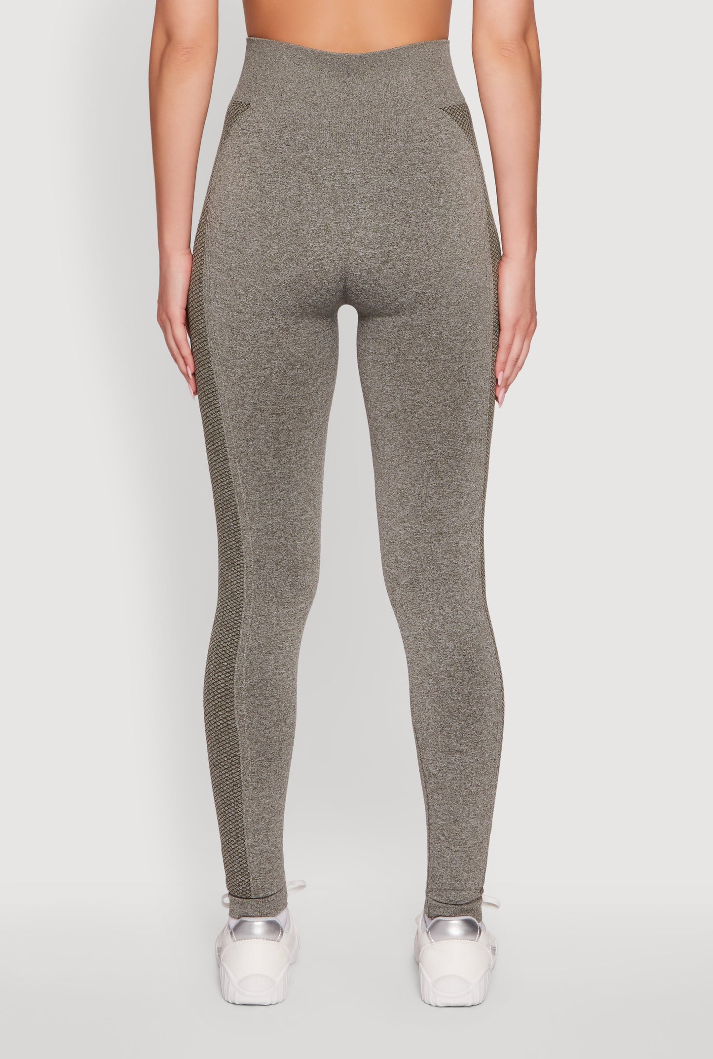 High Waisted Marled Seamless Leggings