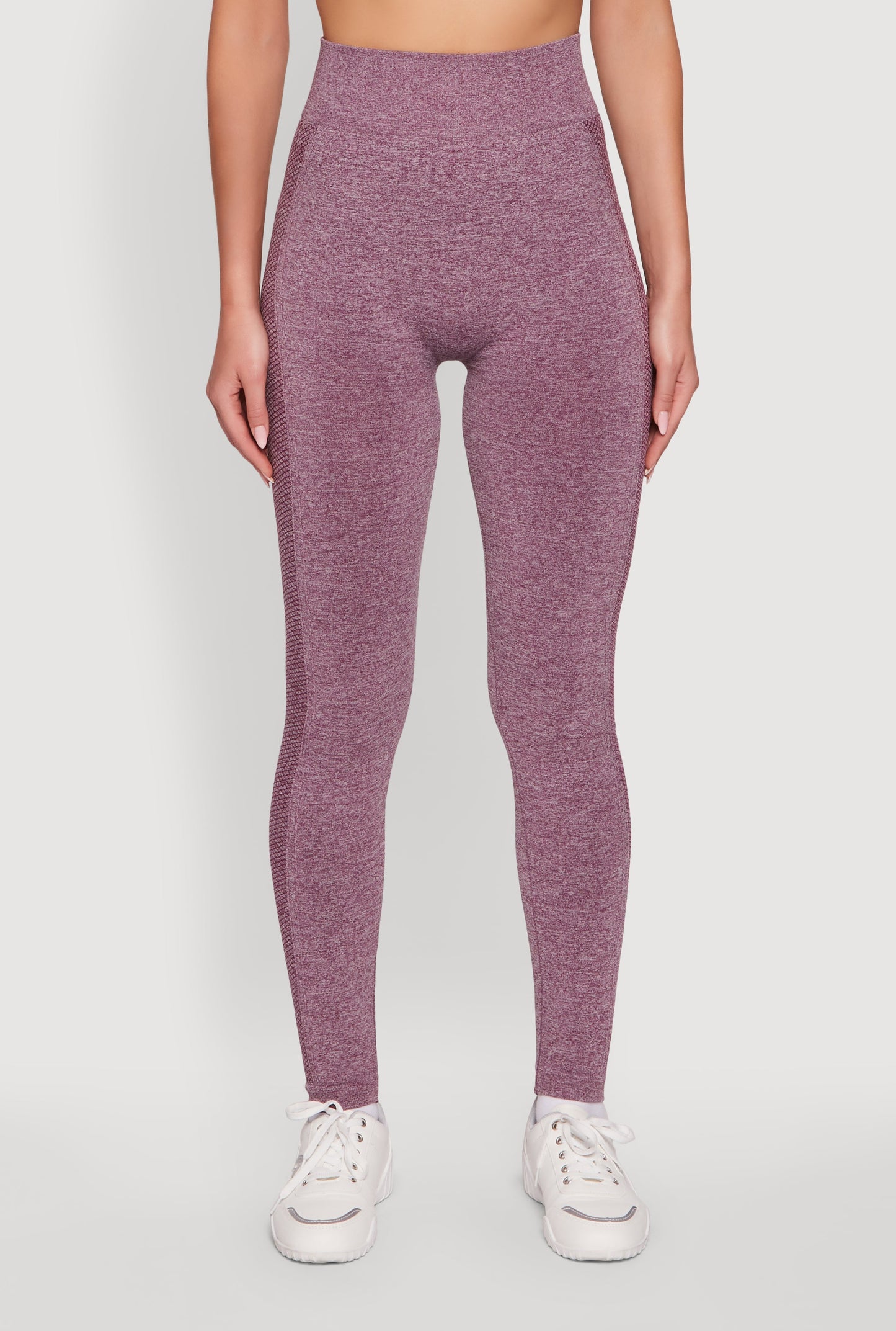 High Waisted Marled Seamless Leggings