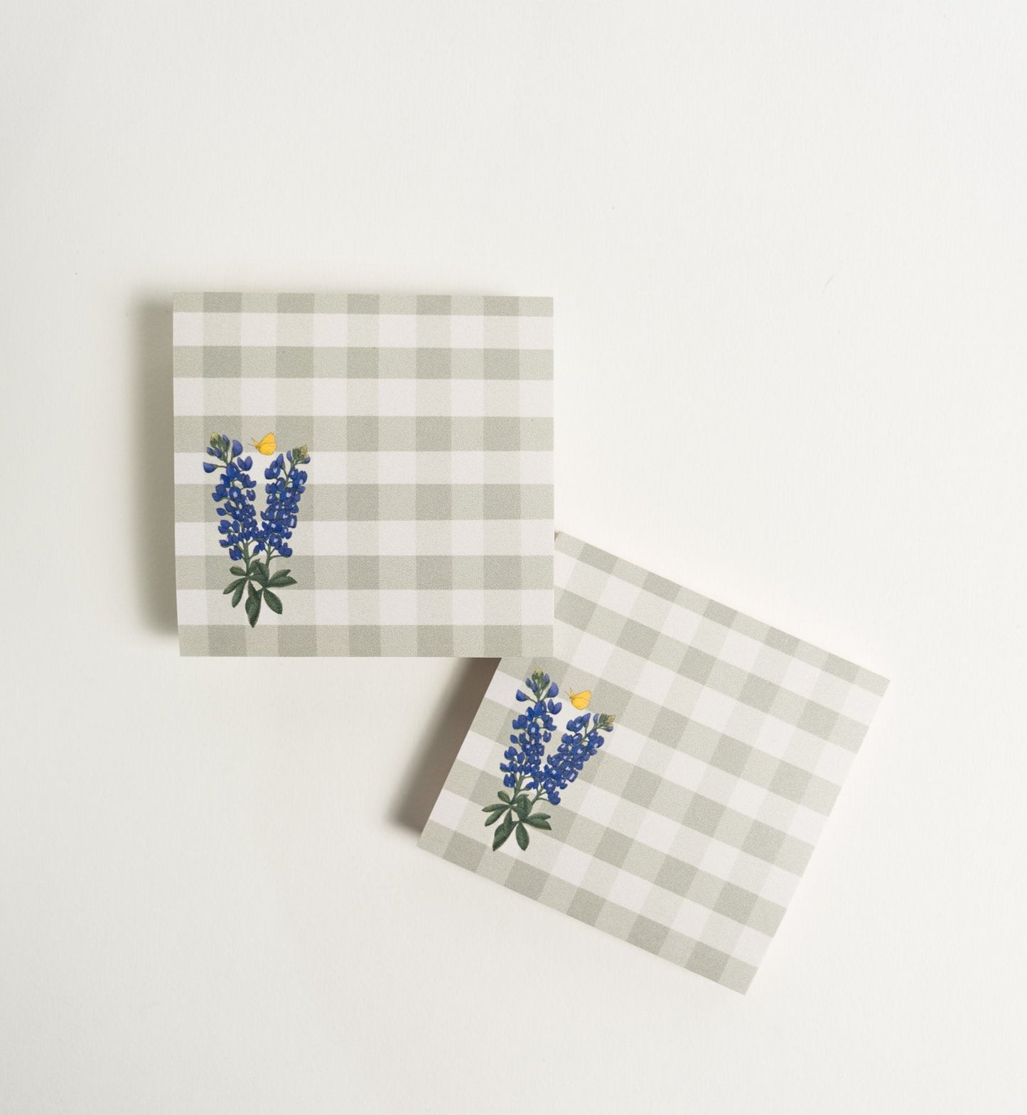 Bluebonnets and Butterfly Sticky Notes