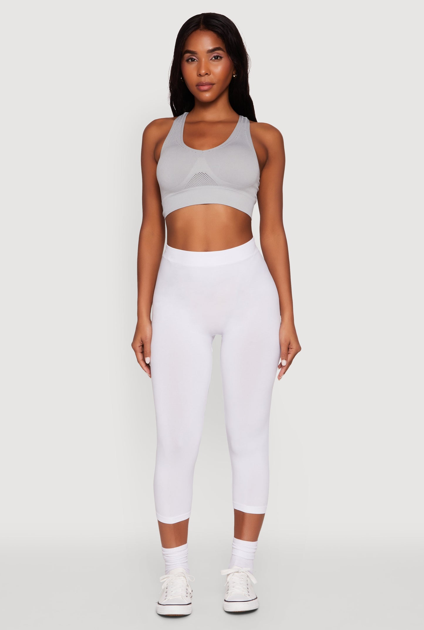 Seamless High Waisted Capri Leggings