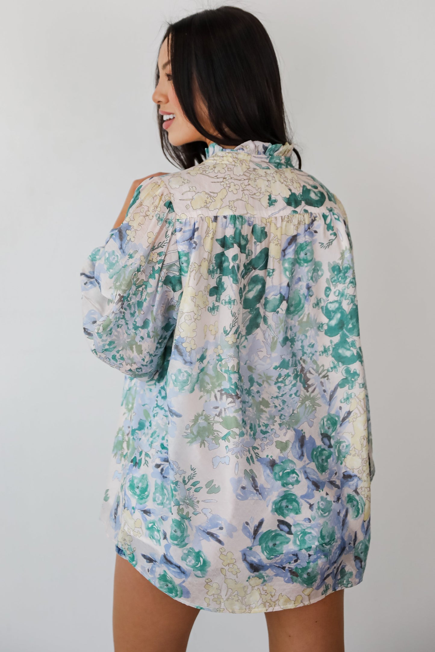 FINAL SALE - Blooming For Love Floral Blouse