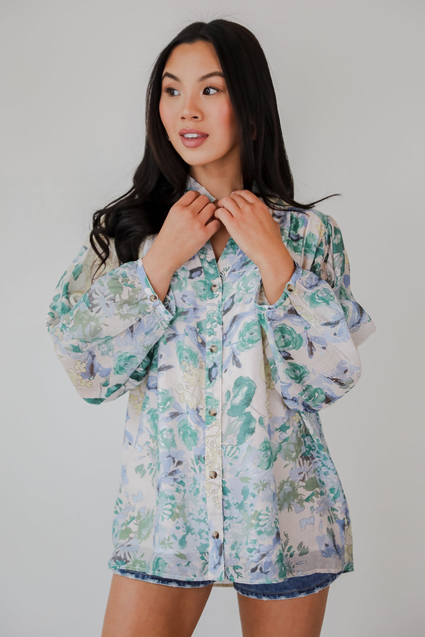 FINAL SALE - Blooming For Love Floral Blouse