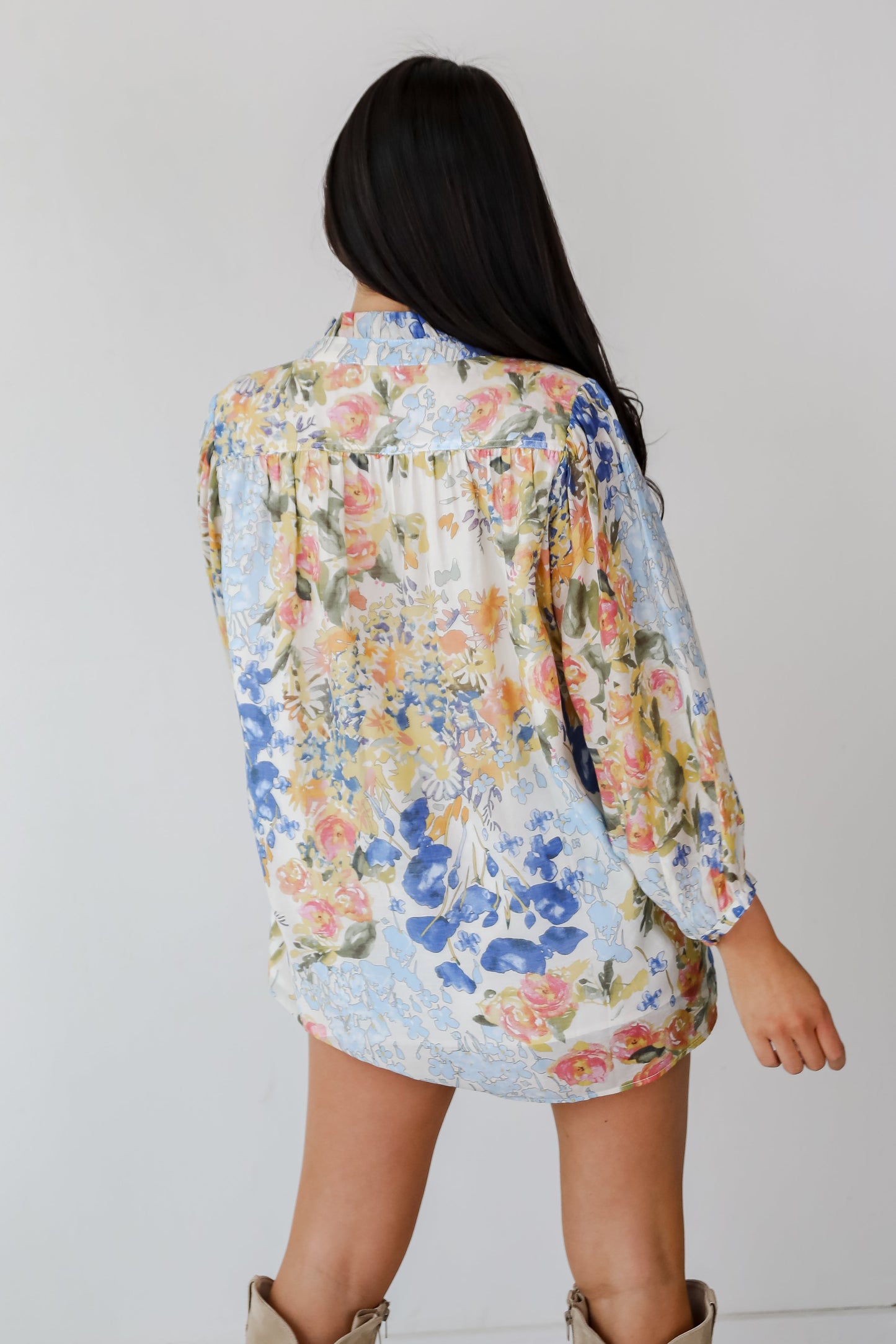 FINAL SALE - Blooming For Love Floral Blouse