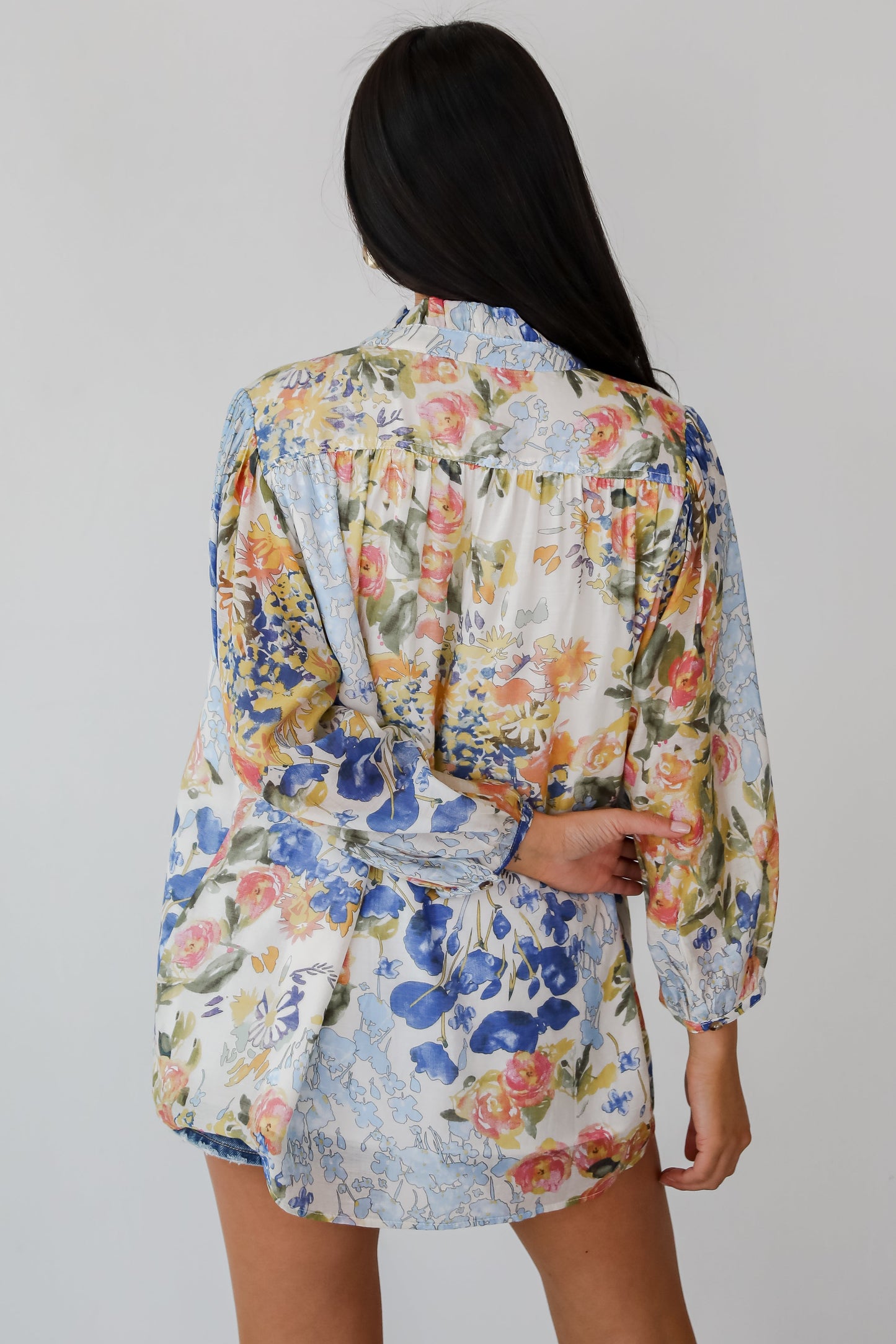 FINAL SALE - Blooming For Love Floral Blouse