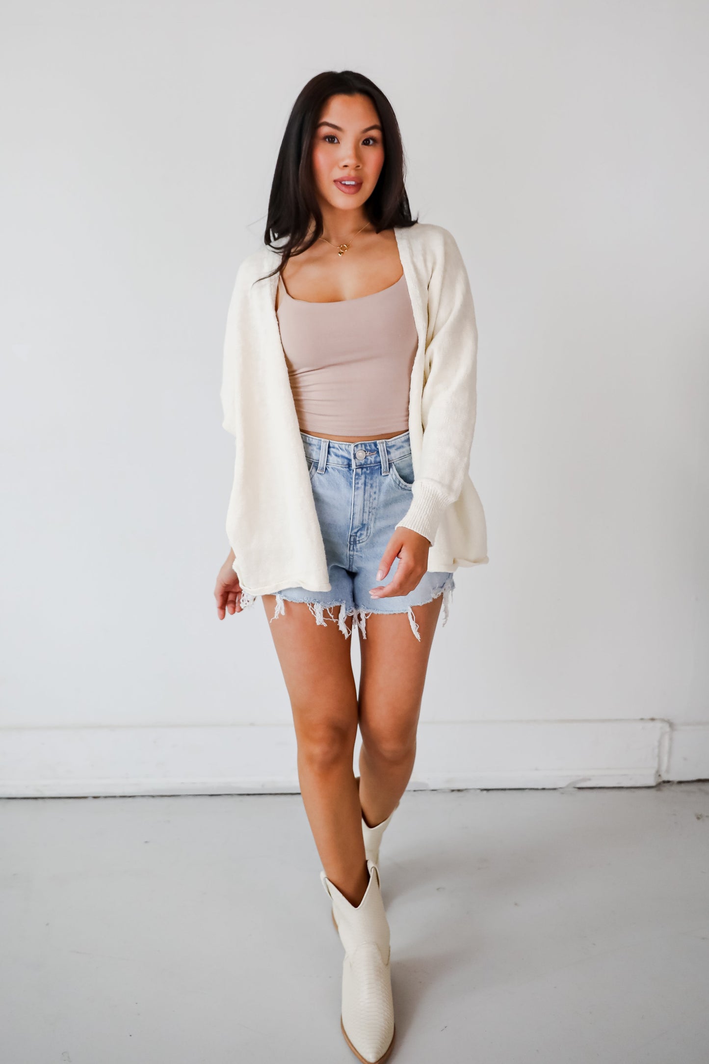 FINAL SALE - Easygoing Coziness Ivory Cardigan