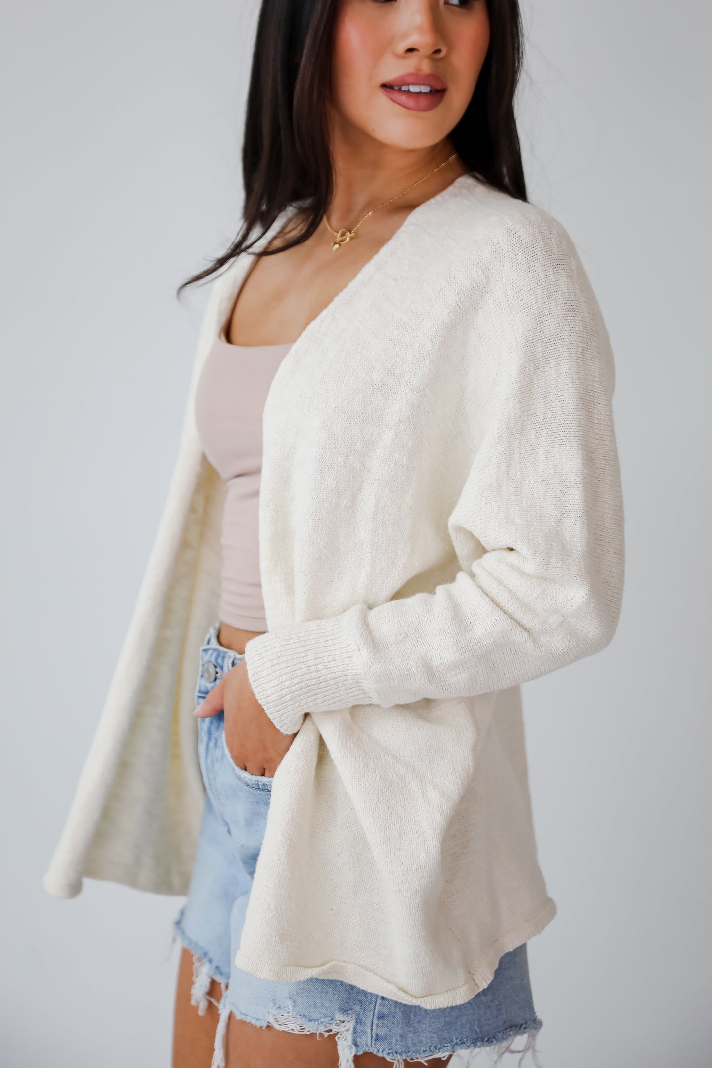 FINAL SALE - Easygoing Coziness Ivory Cardigan