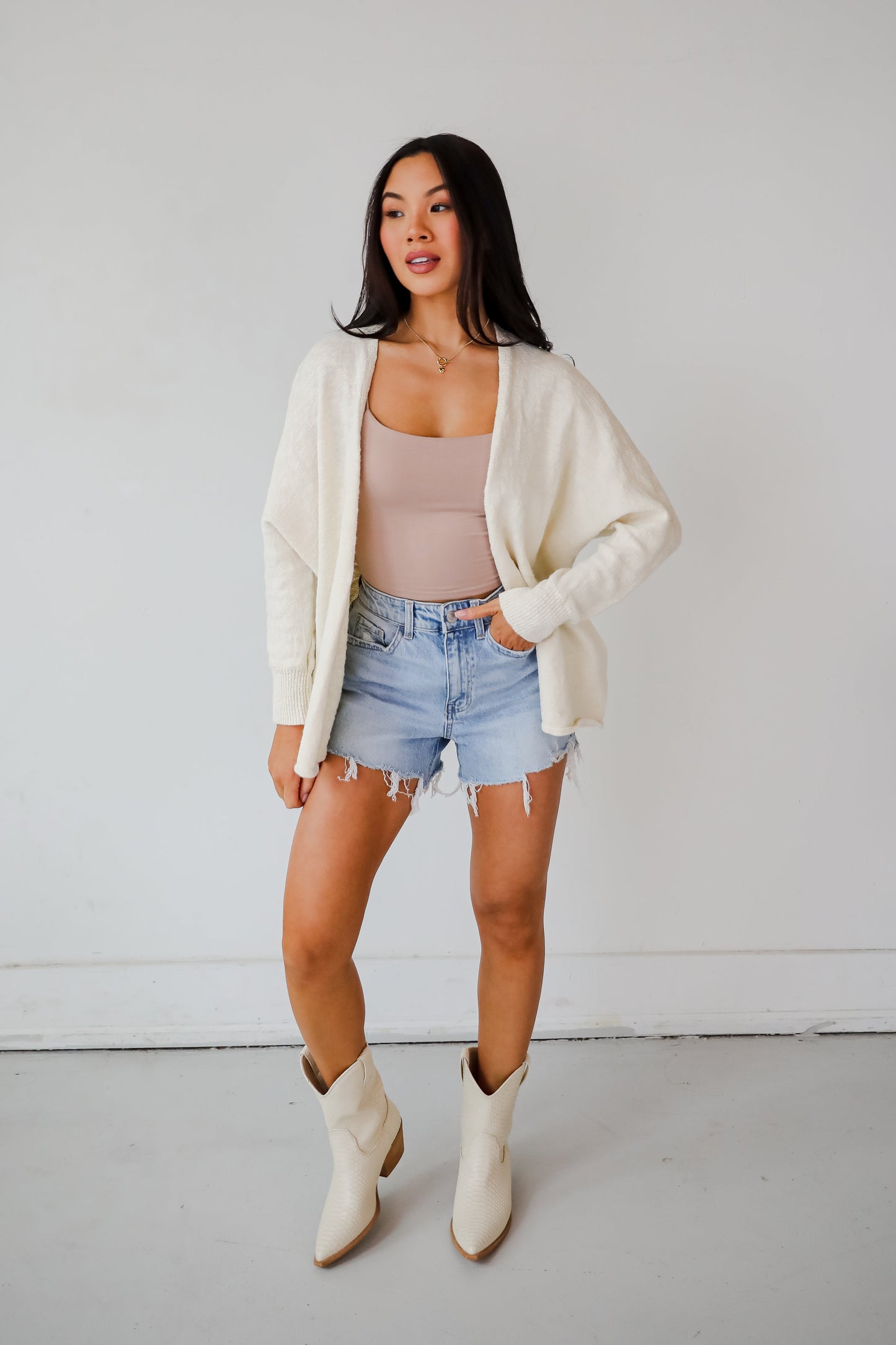 FINAL SALE - Easygoing Coziness Ivory Cardigan