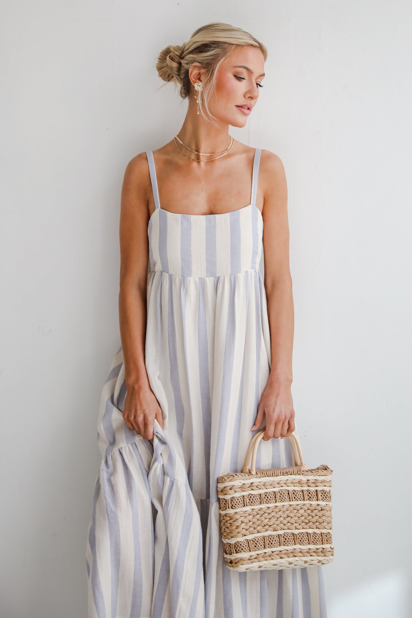 FINAL SALE - Modern Passion Striped Maxi Dress