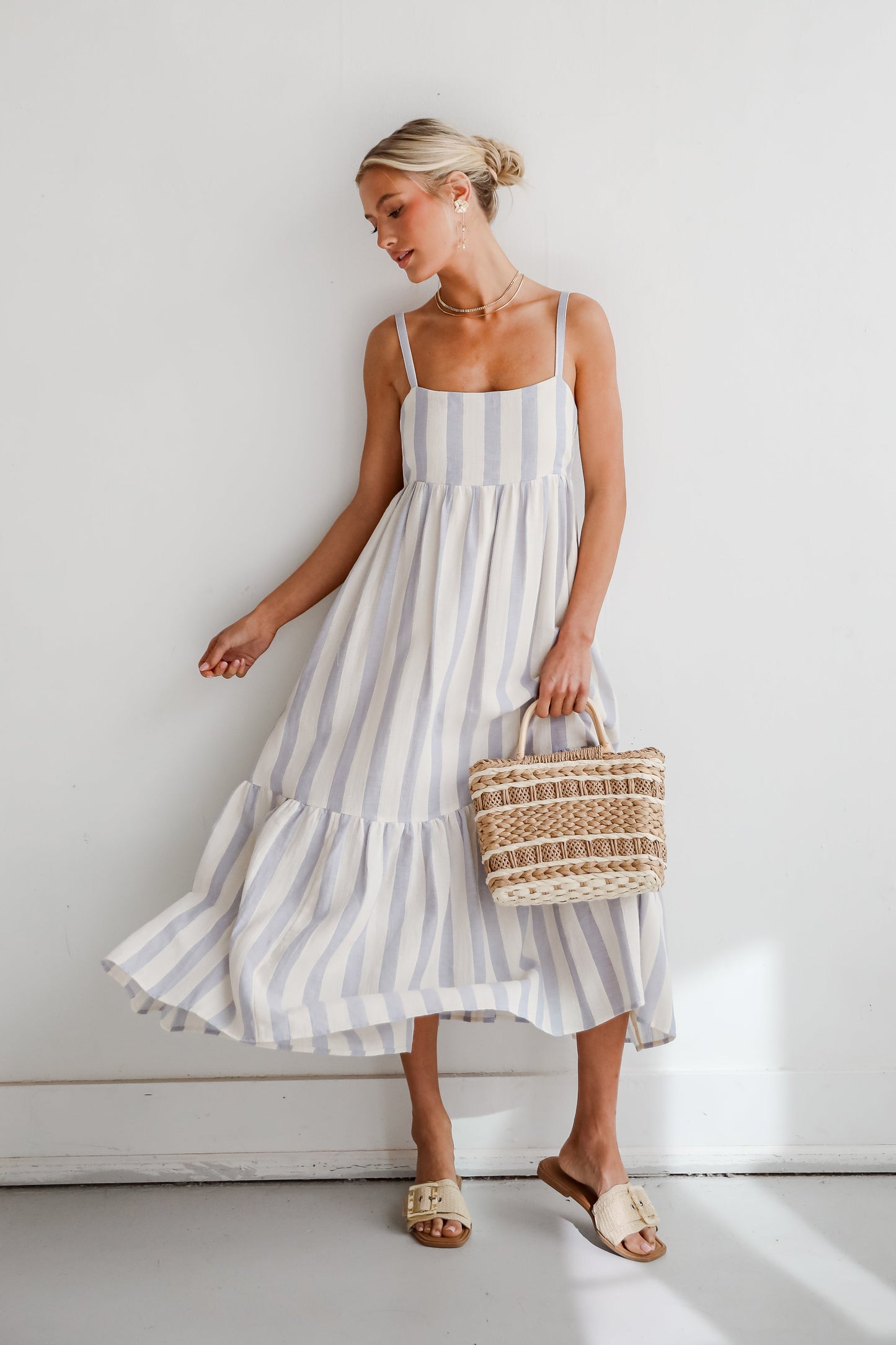 FINAL SALE - Modern Passion Striped Maxi Dress