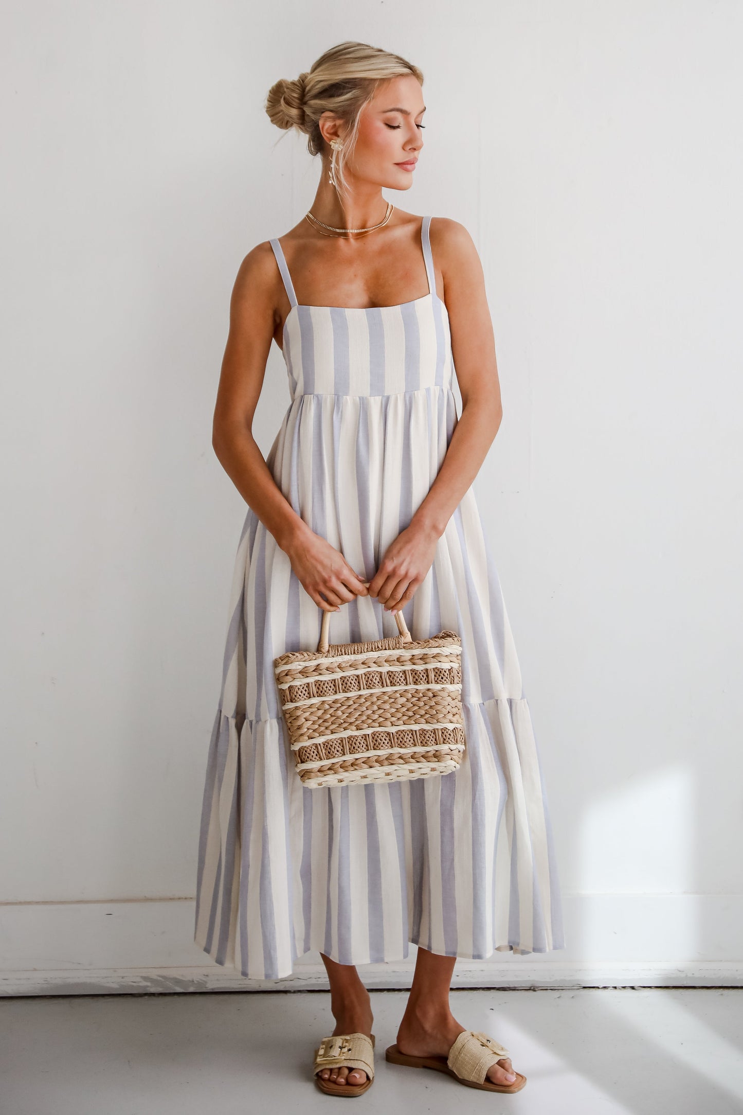 FINAL SALE - Modern Passion Striped Maxi Dress