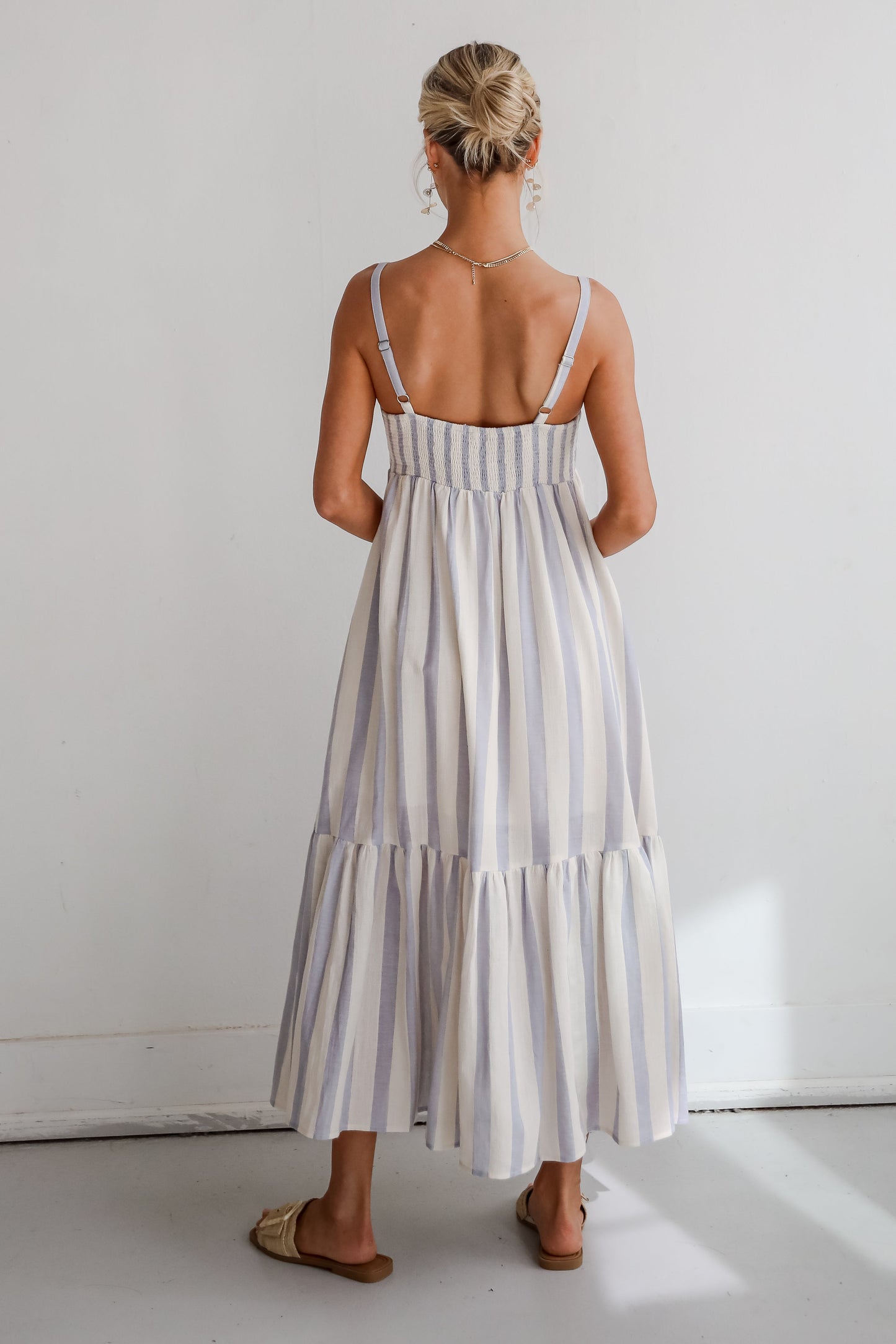 FINAL SALE - Modern Passion Striped Maxi Dress