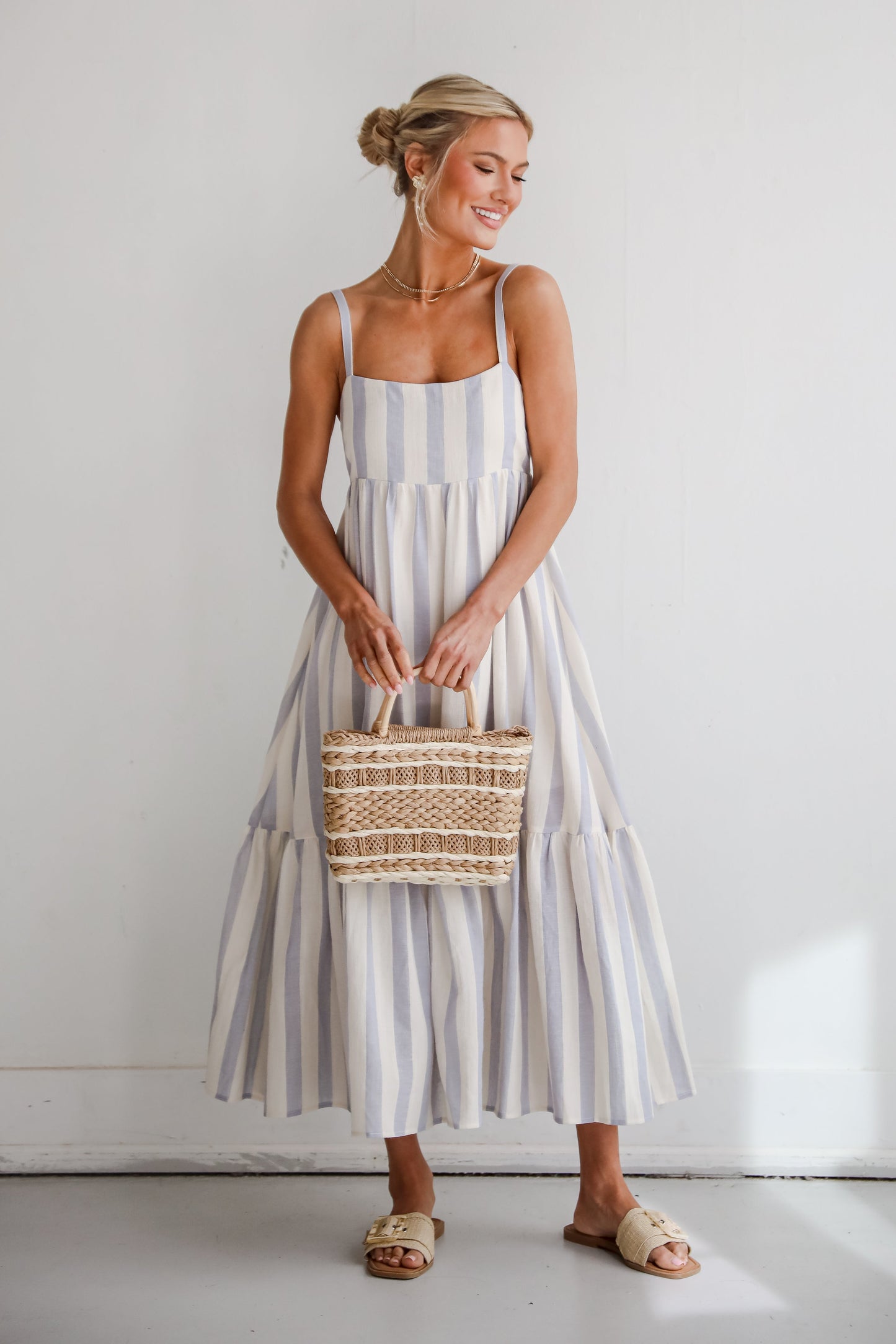 FINAL SALE - Modern Passion Striped Maxi Dress