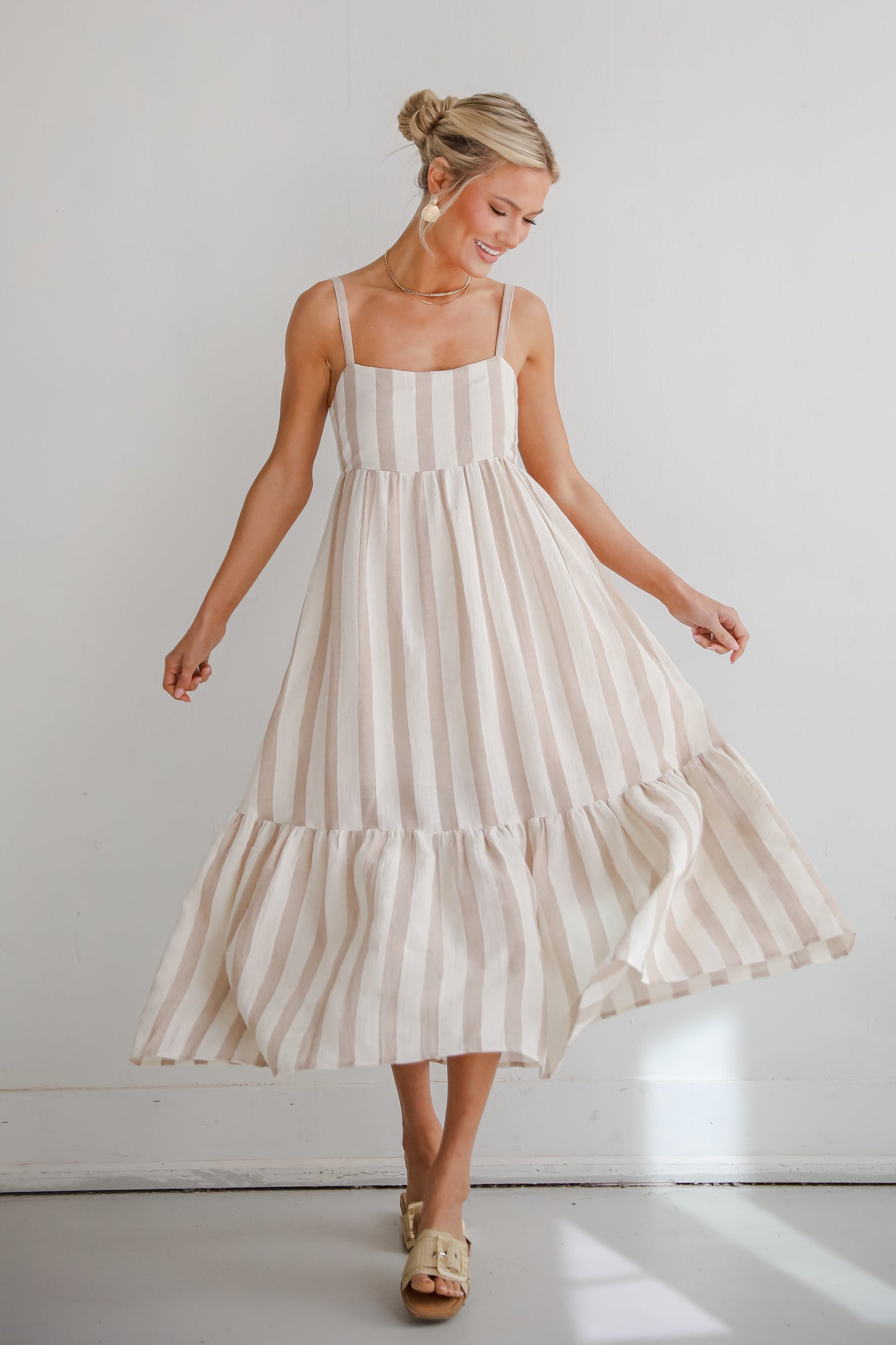 FINAL SALE - Modern Passion Striped Maxi Dress
