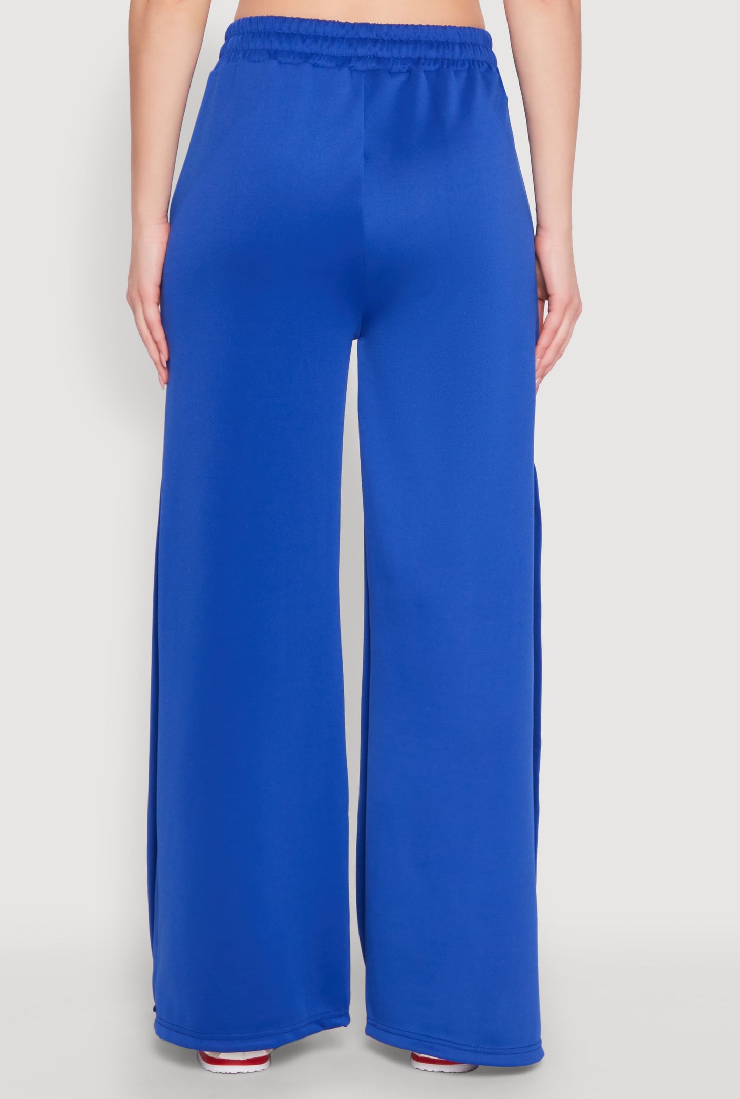 Varsity Stripe Split Wide Leg Track Pants