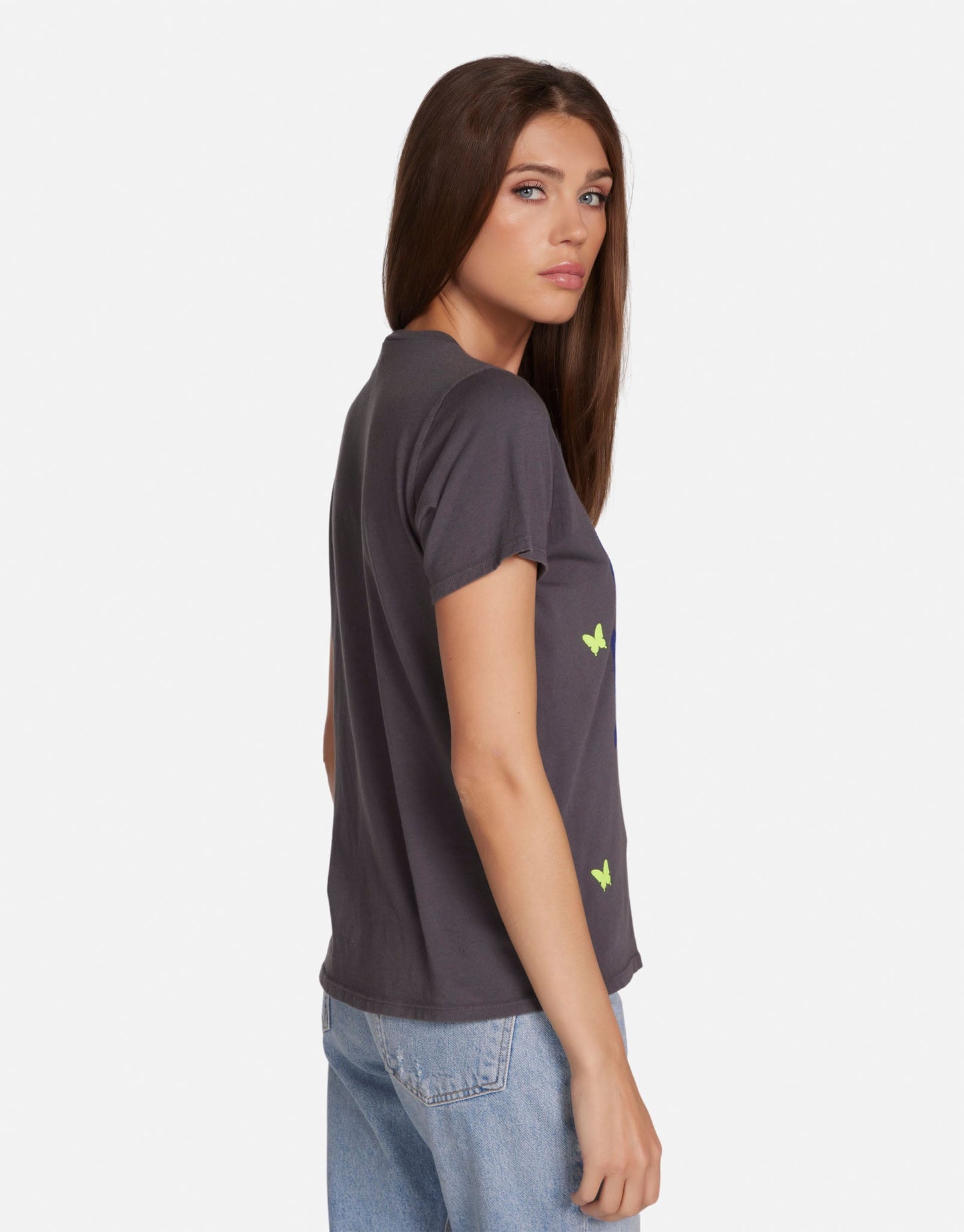 Croft Neon Peace Love Butterflies