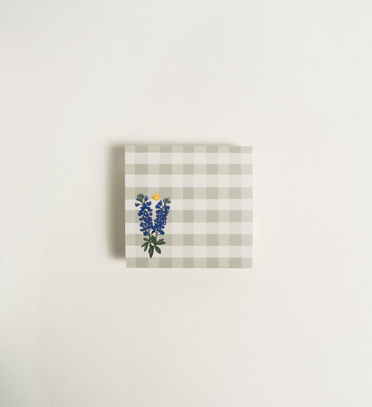 Bluebonnets and Butterfly Sticky Notes