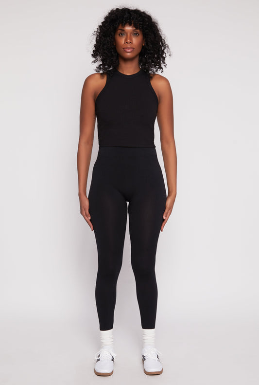 Seamless Basic High Waist Leggings