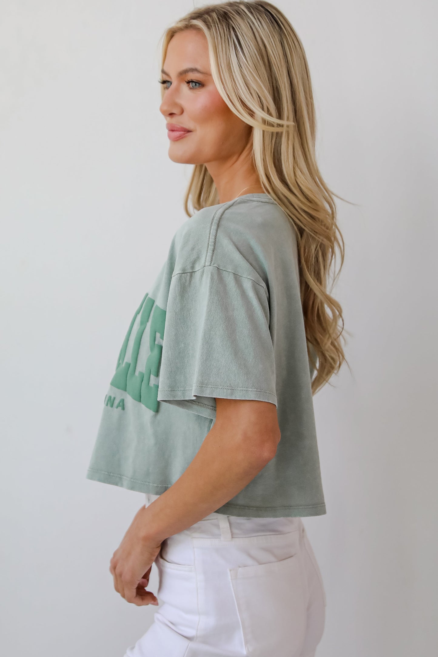 Sage Greenville South Carolina Cropped Tee