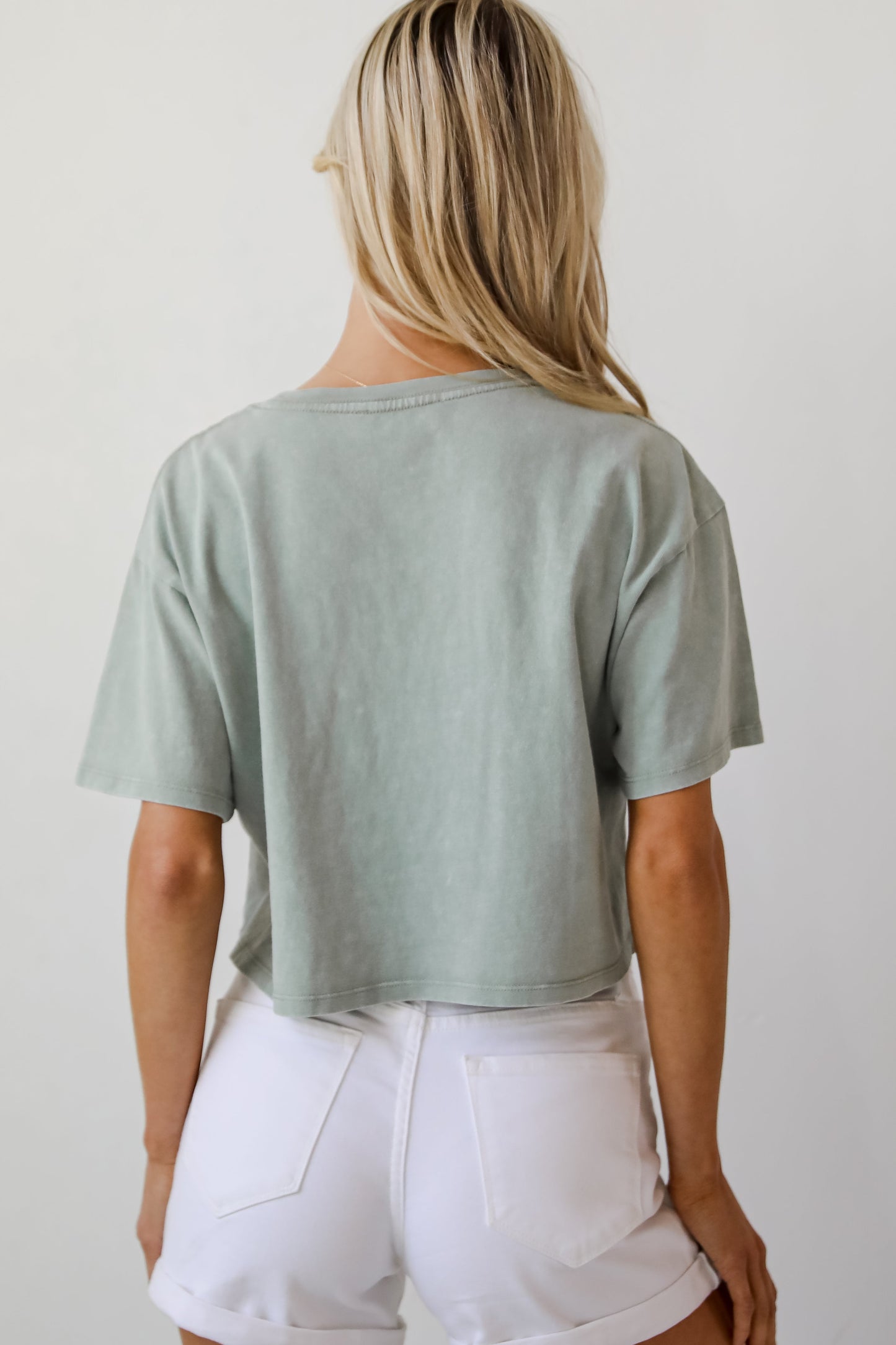 Sage Greenville South Carolina Cropped Tee